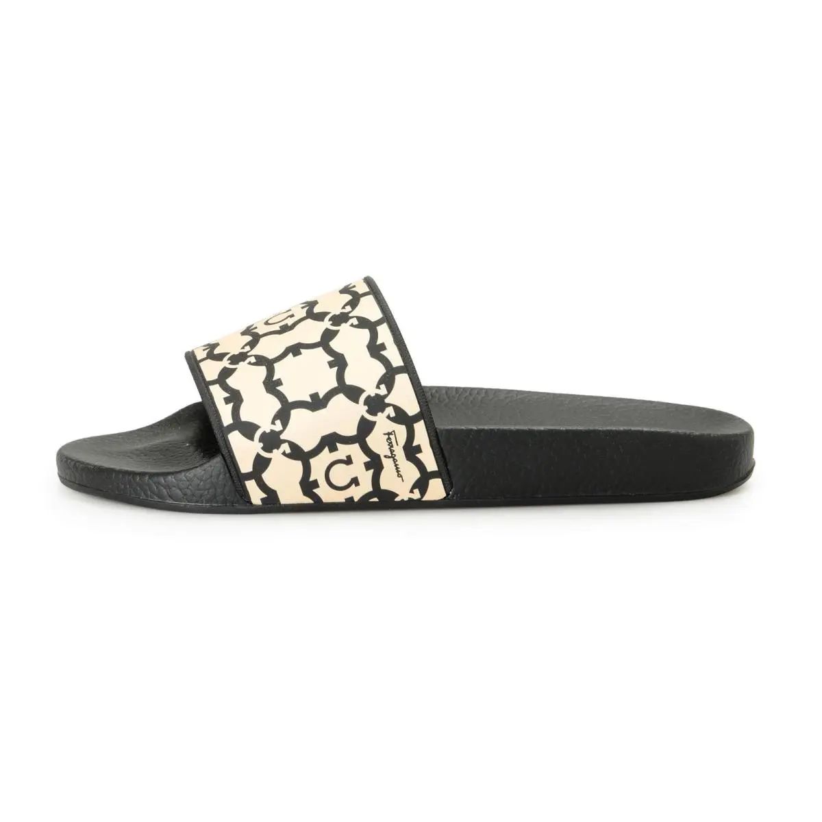 Salvatore Ferragamo shoes - Groovy St 1.0 cm 0744394 - Bone Beige & Black 0