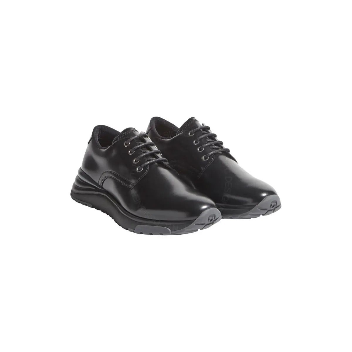 Salvatore Ferragamo Mens Terramo Black Leather Shoe Size 7 US