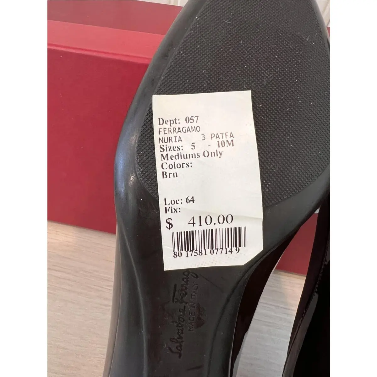 Salvatore Ferragamo shoes - Nuria - Nuria - Brown (UPC: 8017581077149) 1