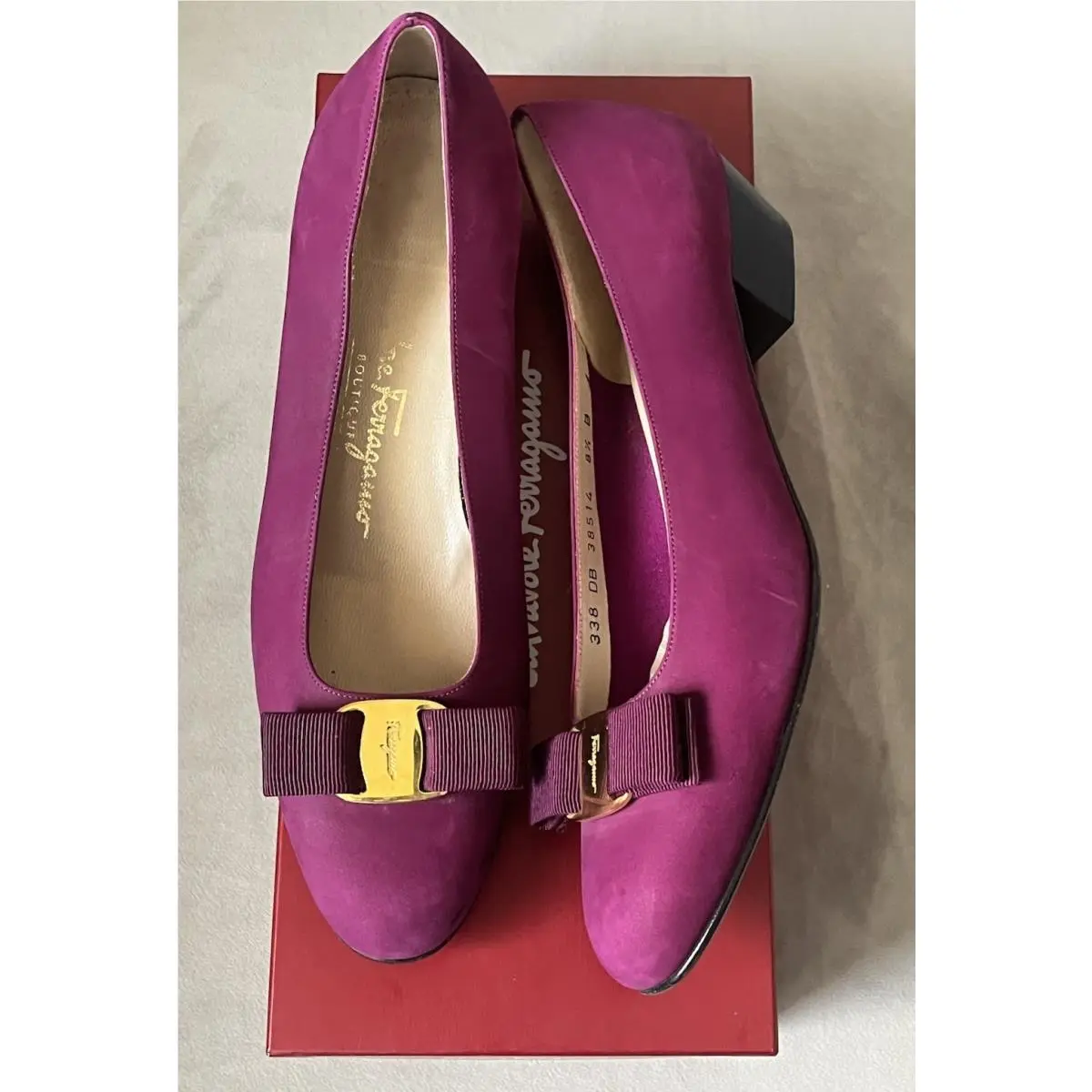 Salvatore Ferragamo shoes - Salvatore Ferragamo Vara - Vara - Purple 0