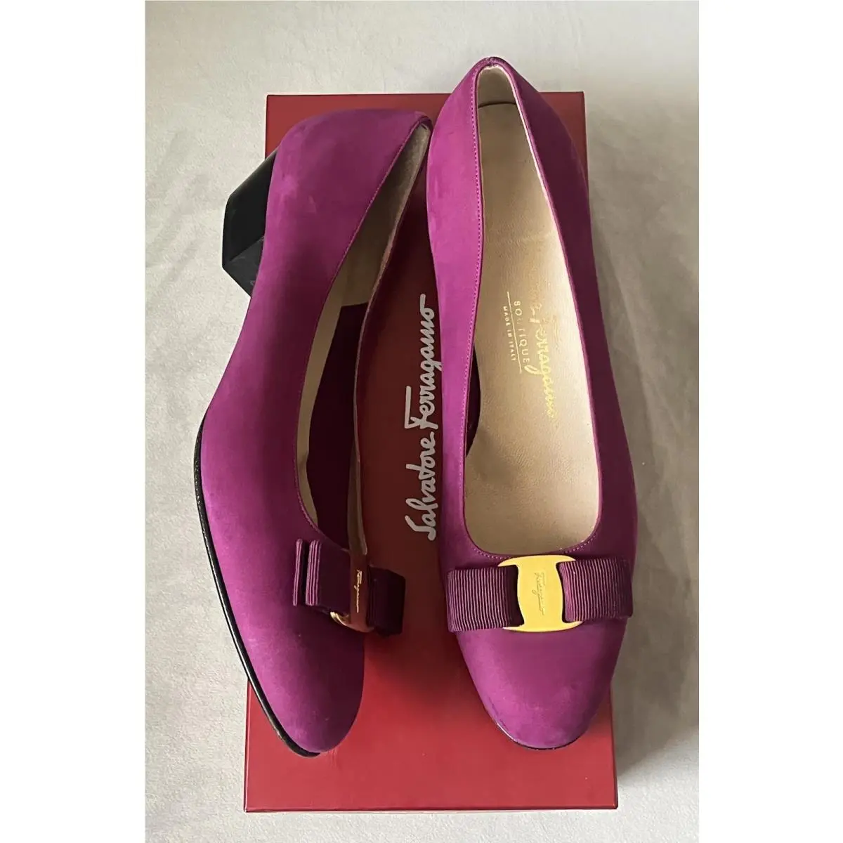 Salvatore Ferragamo shoes - Salvatore Ferragamo Vara - Vara - Purple 1