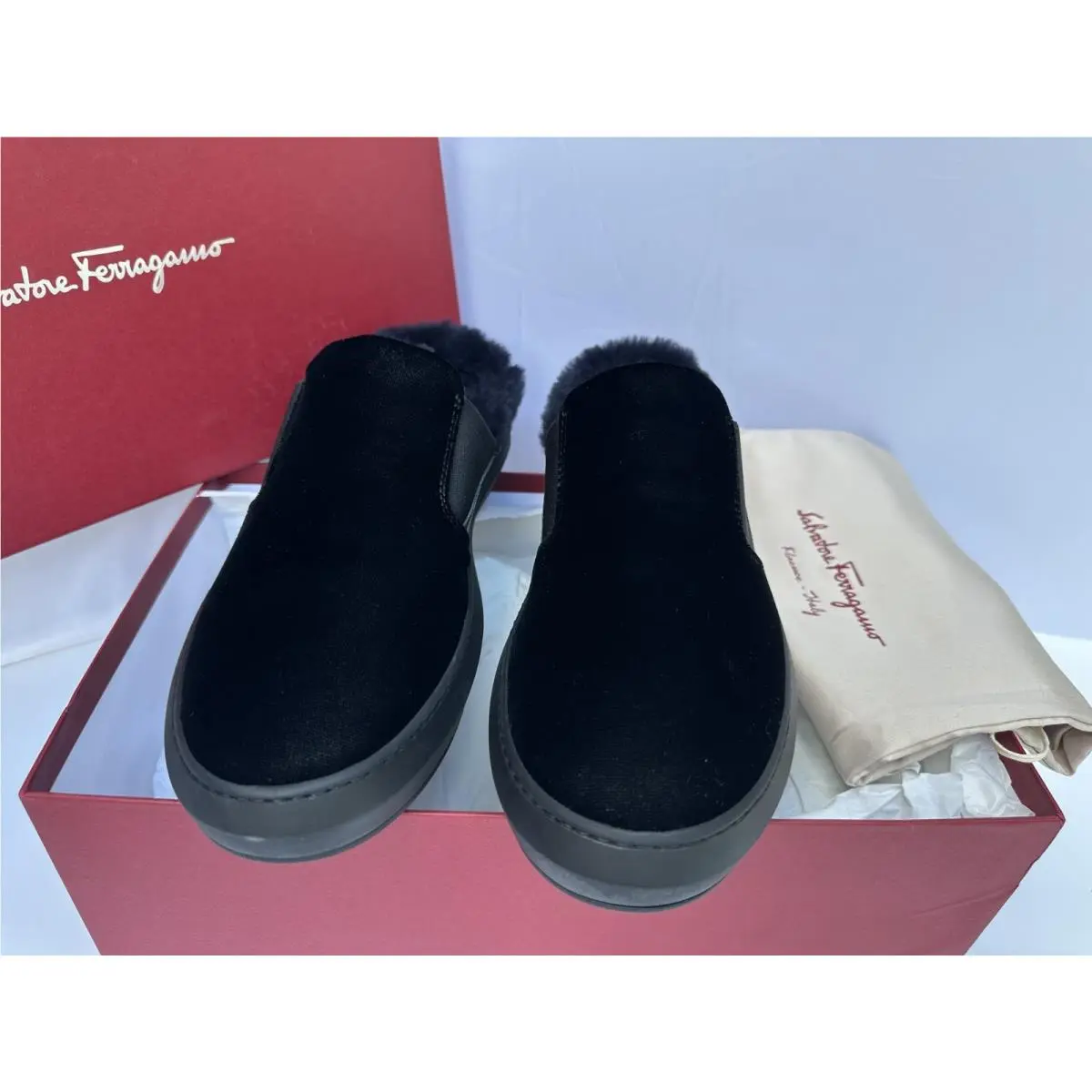 Salvatore Ferragamo shoes - Slipper - Slipper - Black, Main: Black (UPC: 8058572245307) 4