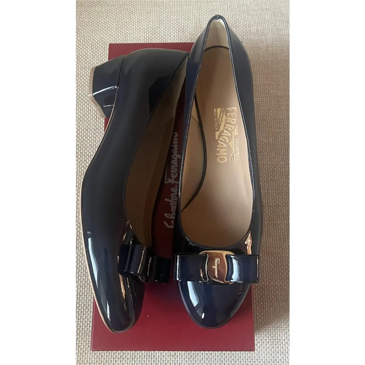 Salvatore Ferragamo shoes - Salvatore Ferragamo Vara - Vara - Blue 1