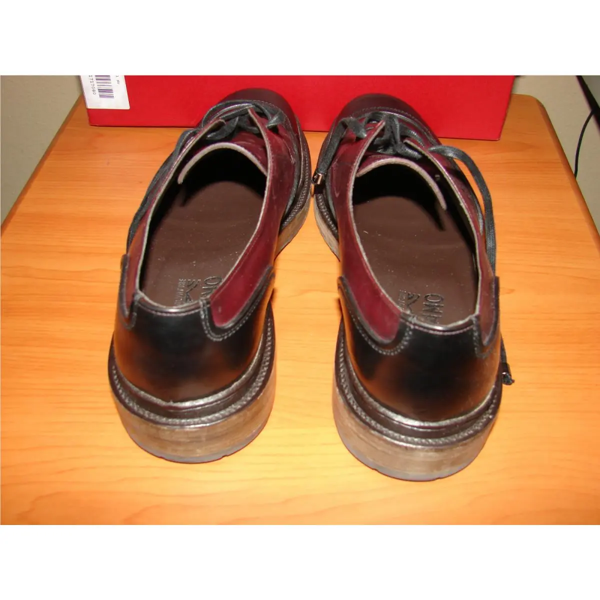 Salvatore Ferragamo shoes - Black/ Oxblood 2 tone 4