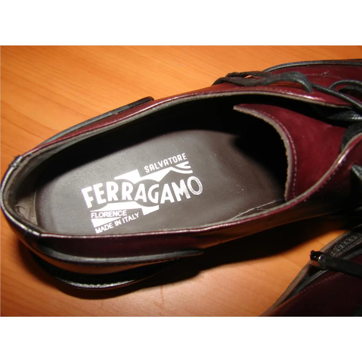 Salvatore Ferragamo shoes - Black/ Oxblood 2 tone 5