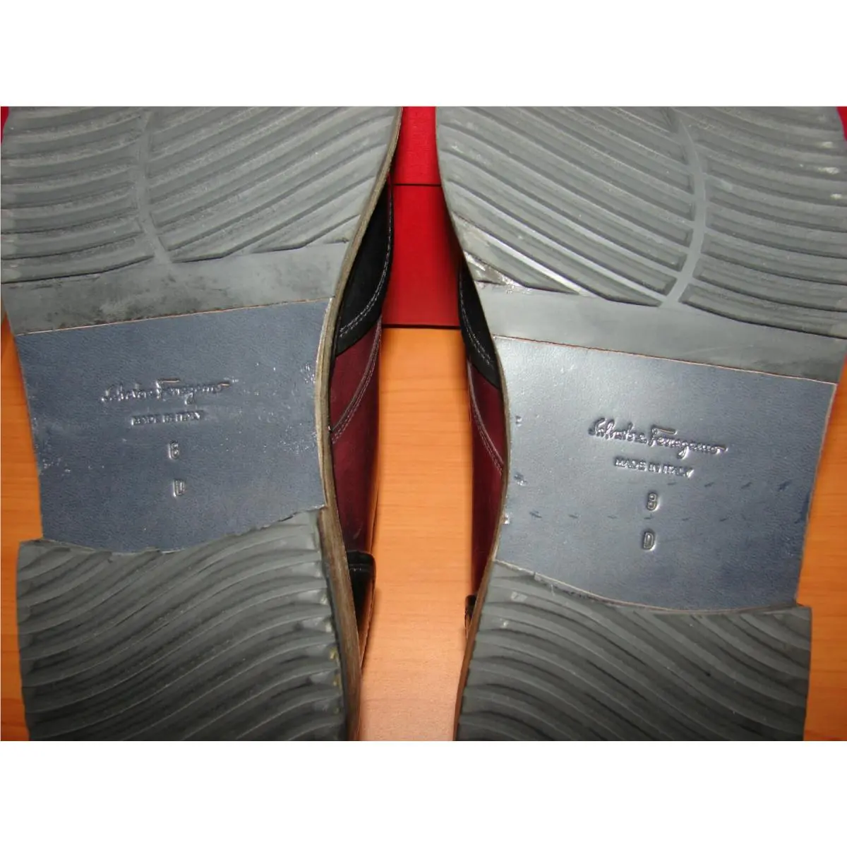 Salvatore Ferragamo shoes - Black/ Oxblood 2 tone 7