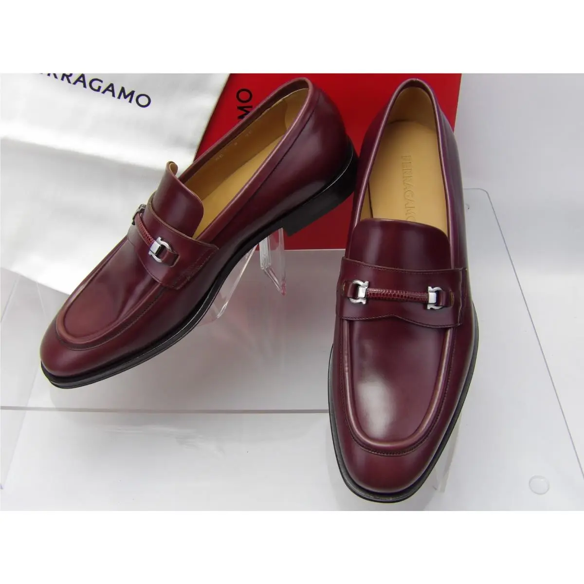 Salvatore Ferragamo shoes - FERRAGAMO DESMOND GANCINI BIT - FERRAGAMO DESMOND GANCINI BIT - Purple (UPC: 8058698930354) 4