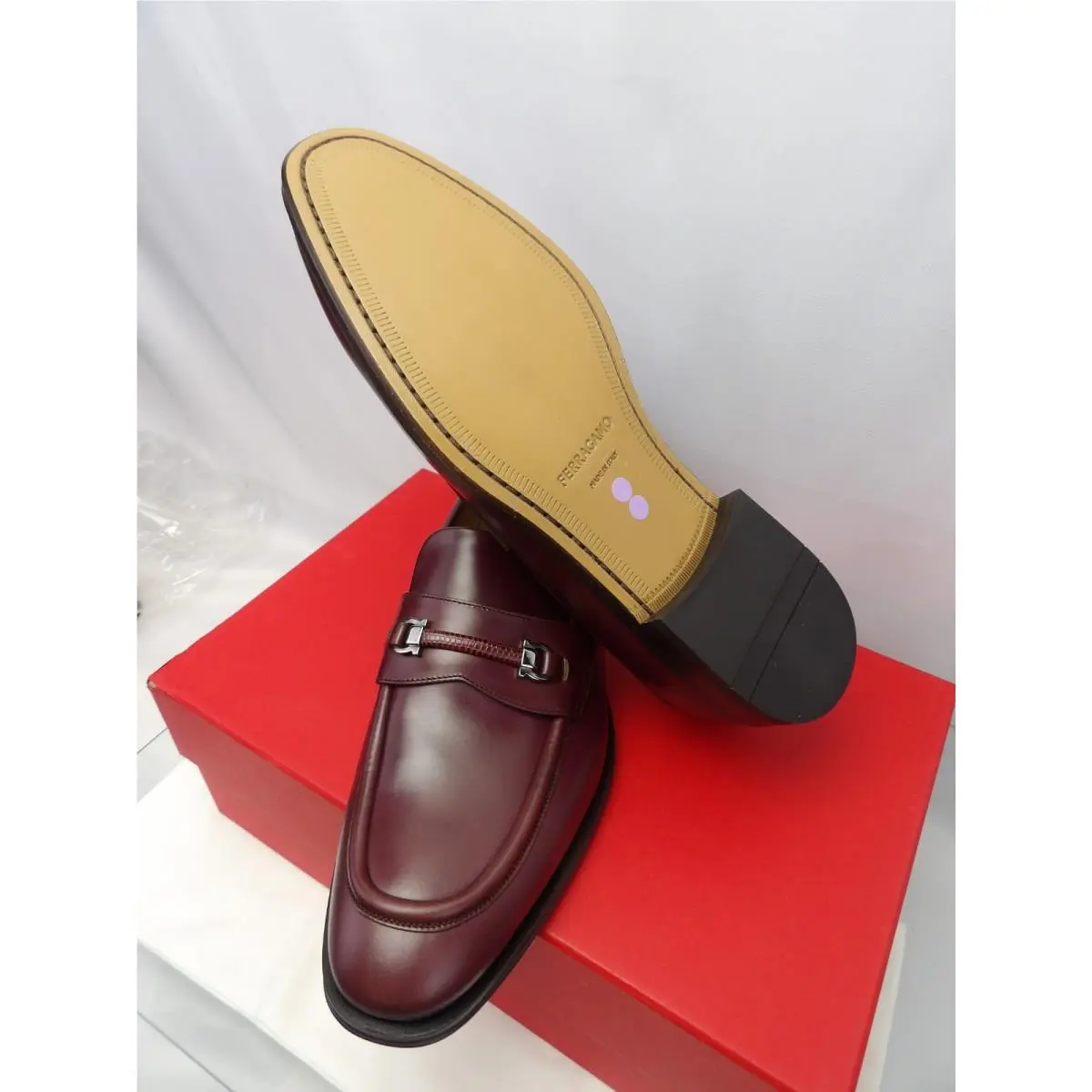 Salvatore Ferragamo shoes - FERRAGAMO DESMOND GANCINI BIT - FERRAGAMO DESMOND GANCINI BIT - Purple (UPC: 8058698930354) 7