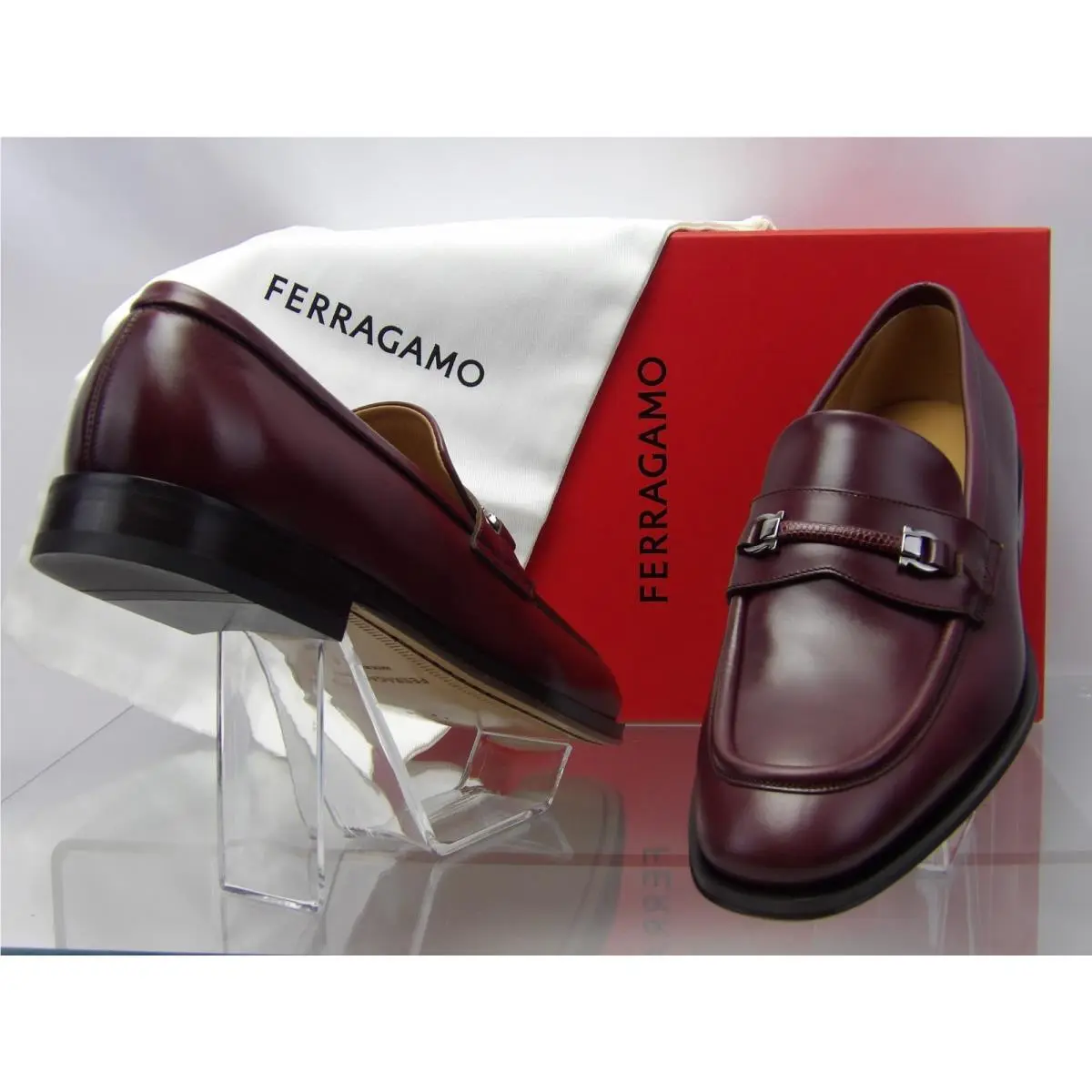 Salvatore Ferragamo shoes - FERRAGAMO DESMOND GANCINI BIT - FERRAGAMO DESMOND GANCINI BIT - Purple (UPC: 8058698930354) 2