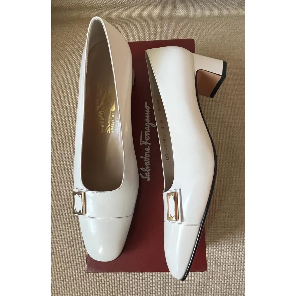 Salvatore Ferragamo shoes - Salvatore Ferragamo Vara - Vara - White 0