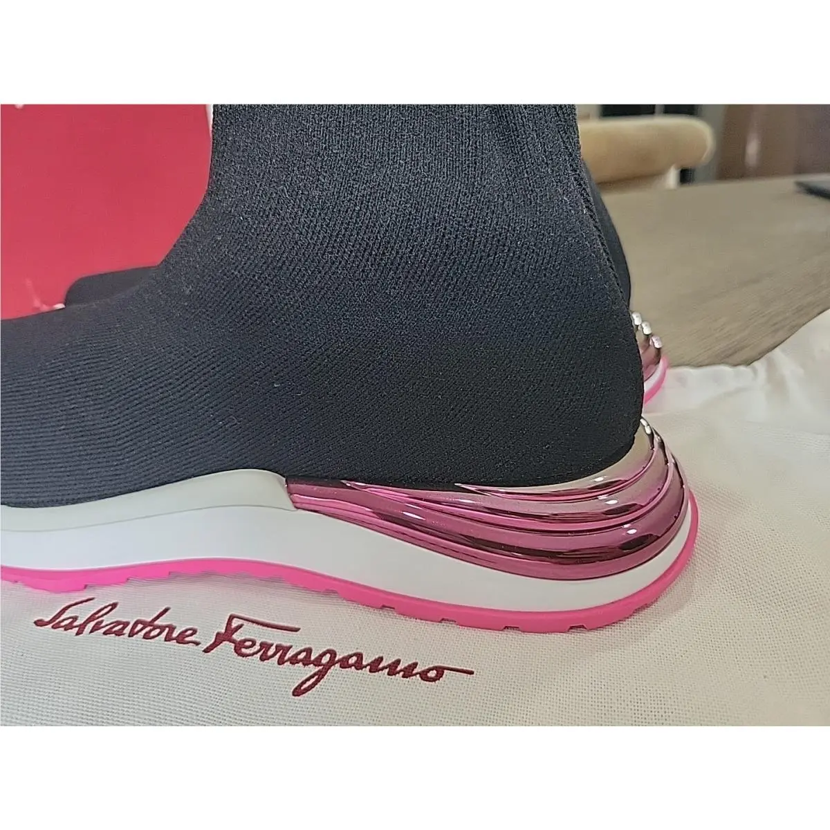 Salvatore Ferragamo shoes - Salvatore Ferragamo Ninette Sock - Ninette Sock - Black 1