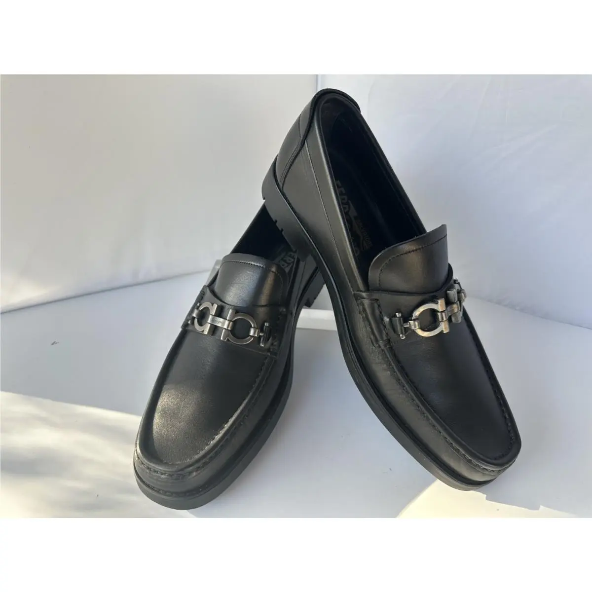 Salvatore Ferragamo shoes - loafers - loafers - Black, Main: Black (UPC: 8017577593479) 16