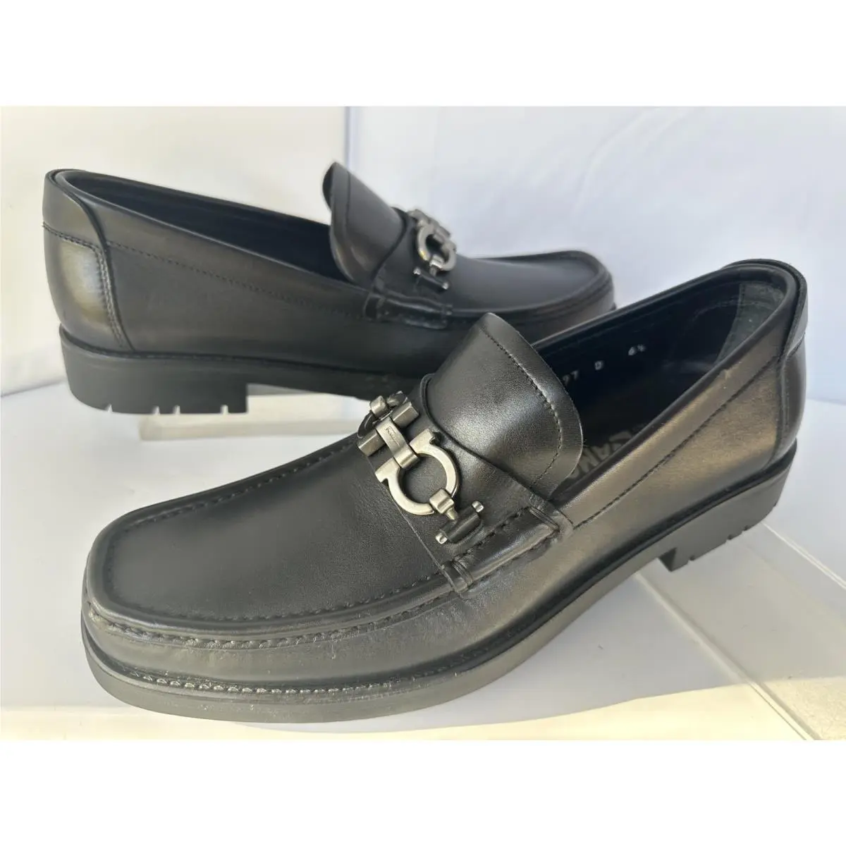 Salvatore Ferragamo shoes - loafers - loafers - Black, Main: Black (UPC: 8017577593479) 2