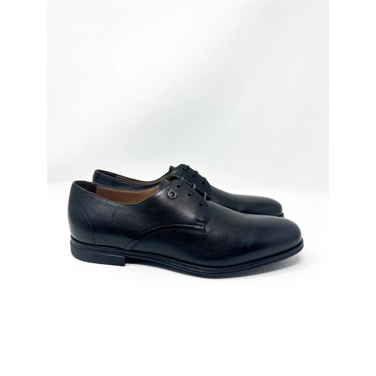 Salvatore Ferragamo Men`s Spencer Lace-up Leather Oxford Black 10 E