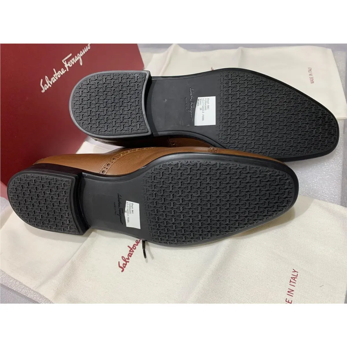 Salvatore Ferragamo shoes - Salvatore Ferragamo Riley - Riley - Brown, Manufacturer: Radica Pebble Calfr 10
