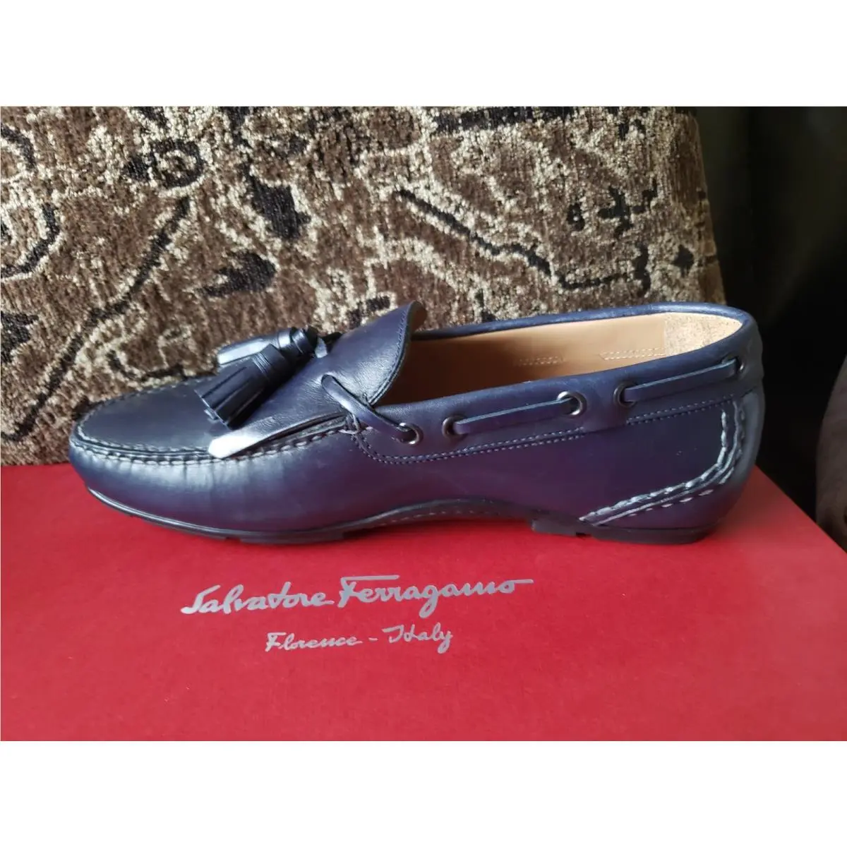 Salvatore Ferragamo shoes - Deck Boat - Deck Boat - Navy Blue 0