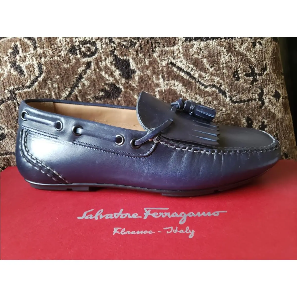 Salvatore Ferragamo shoes - Deck Boat - Deck Boat - Navy Blue 1