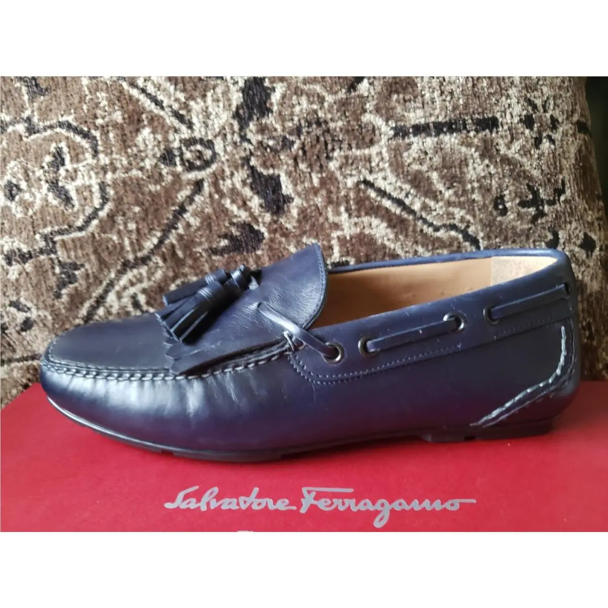 Salvatore Ferragamo shoes - Deck Boat - Deck Boat - Navy Blue 4