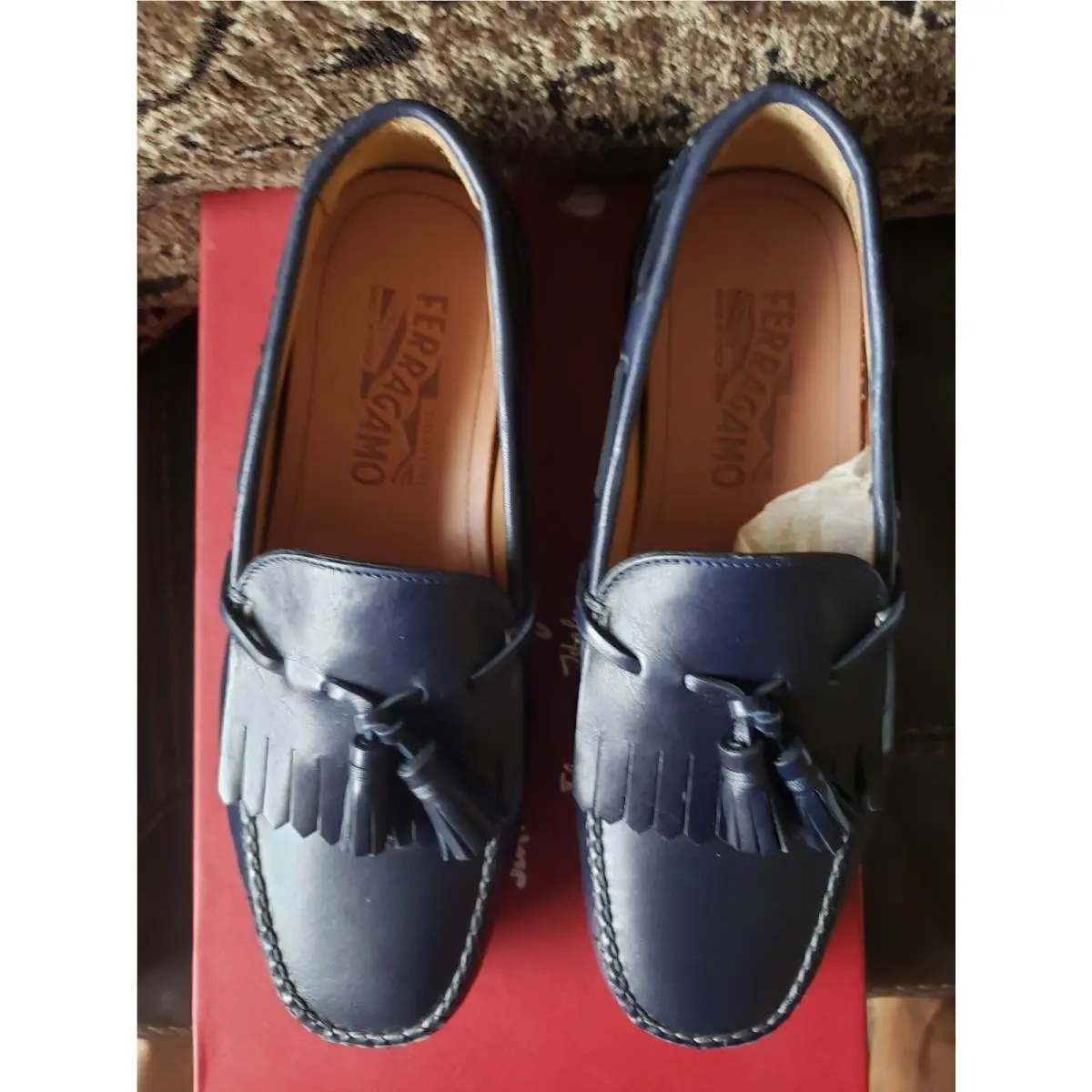 Salvatore Ferragamo shoes - Deck Boat - Deck Boat - Navy Blue 7