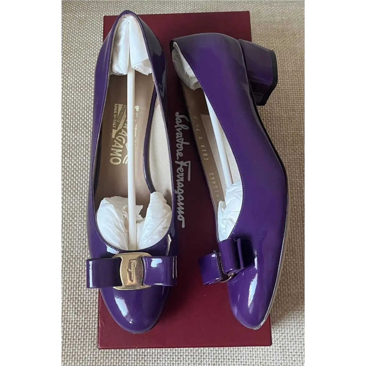 Salvatore Ferragamo shoes - Salvatore Ferragamo Vara - Vara - Purple 0