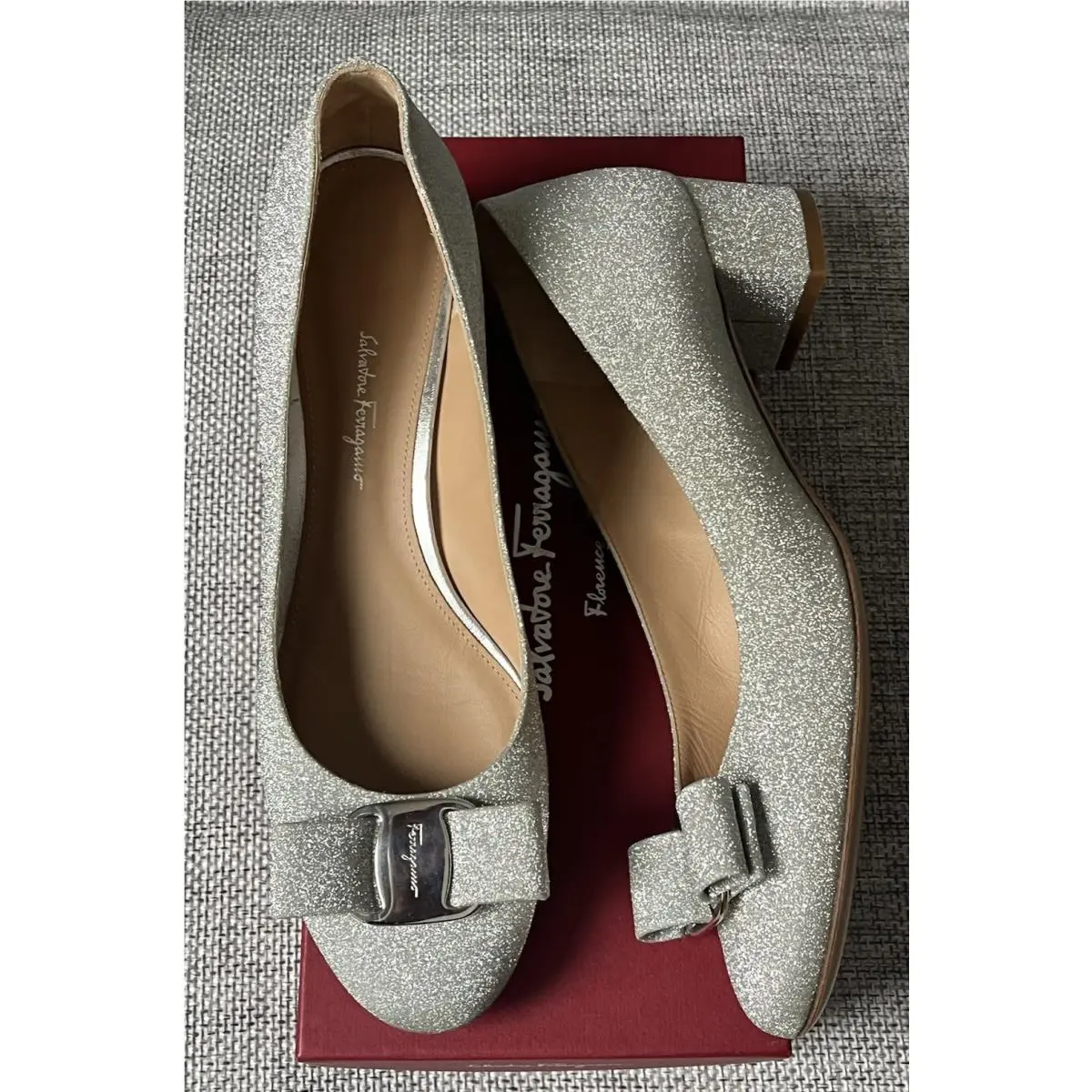 Salvatore Ferragamo shoes - Salvatore Ferragamo Vara - Vara - Silver 0