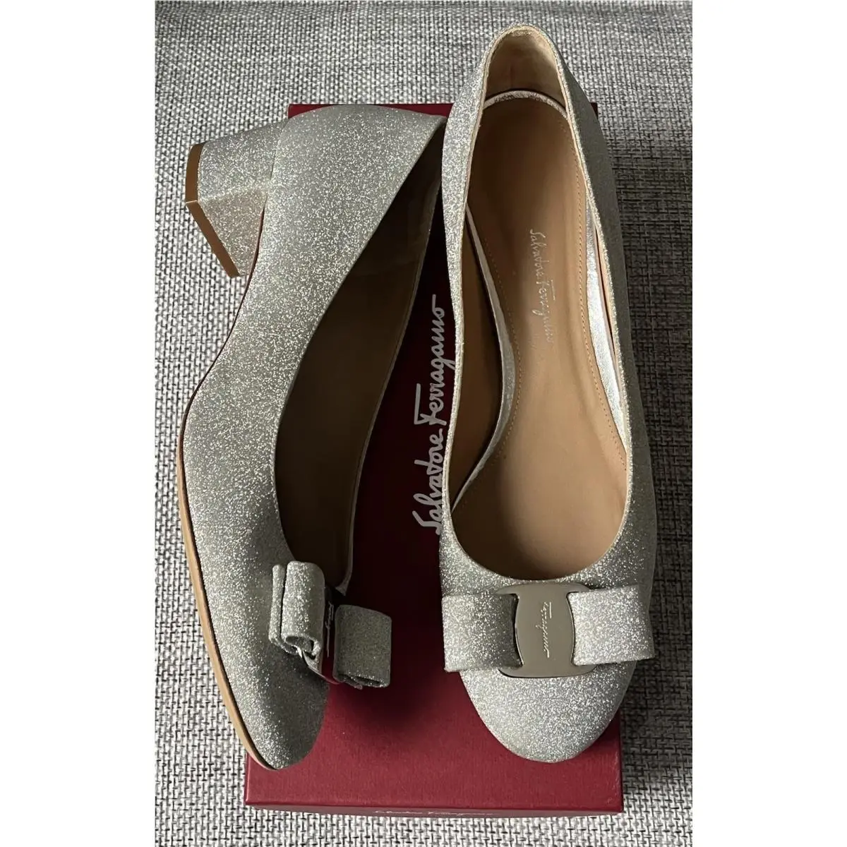 Salvatore Ferragamo shoes - Salvatore Ferragamo Vara - Vara - Silver 1