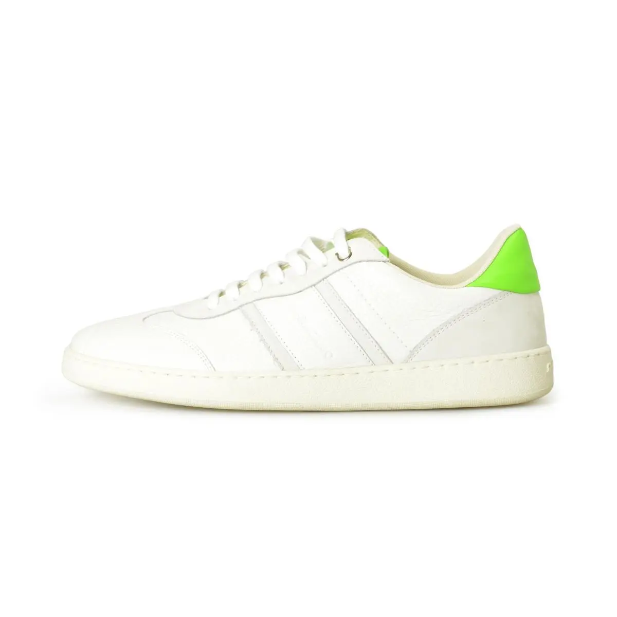 Salvatore Ferragamo shoes - White/Lime Green (UPC: 8056283288675) 0