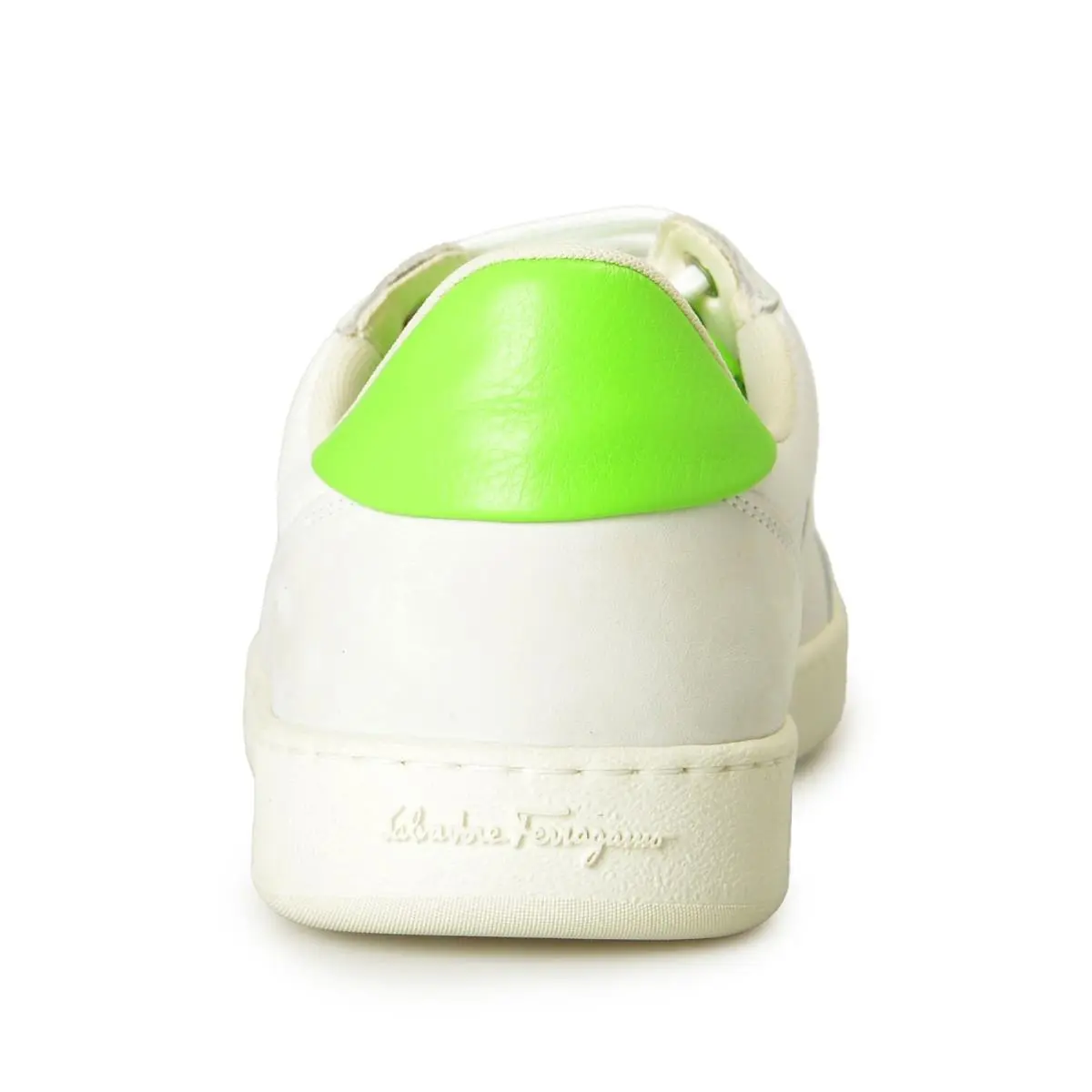 Salvatore Ferragamo shoes - White/Lime Green (UPC: 8056283288675) 1