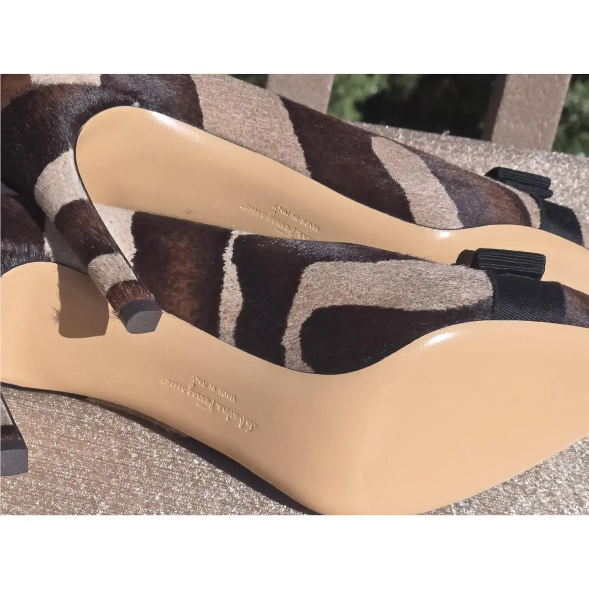Salvatore Ferragamo shoes - Cacao Pony Zebra 8