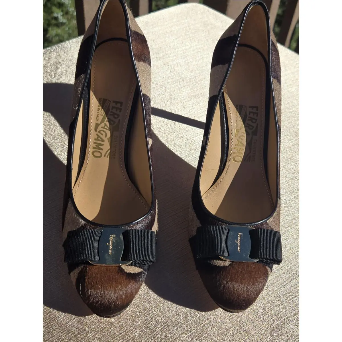 Salvatore Ferragamo shoes - Cacao Pony Zebra 0