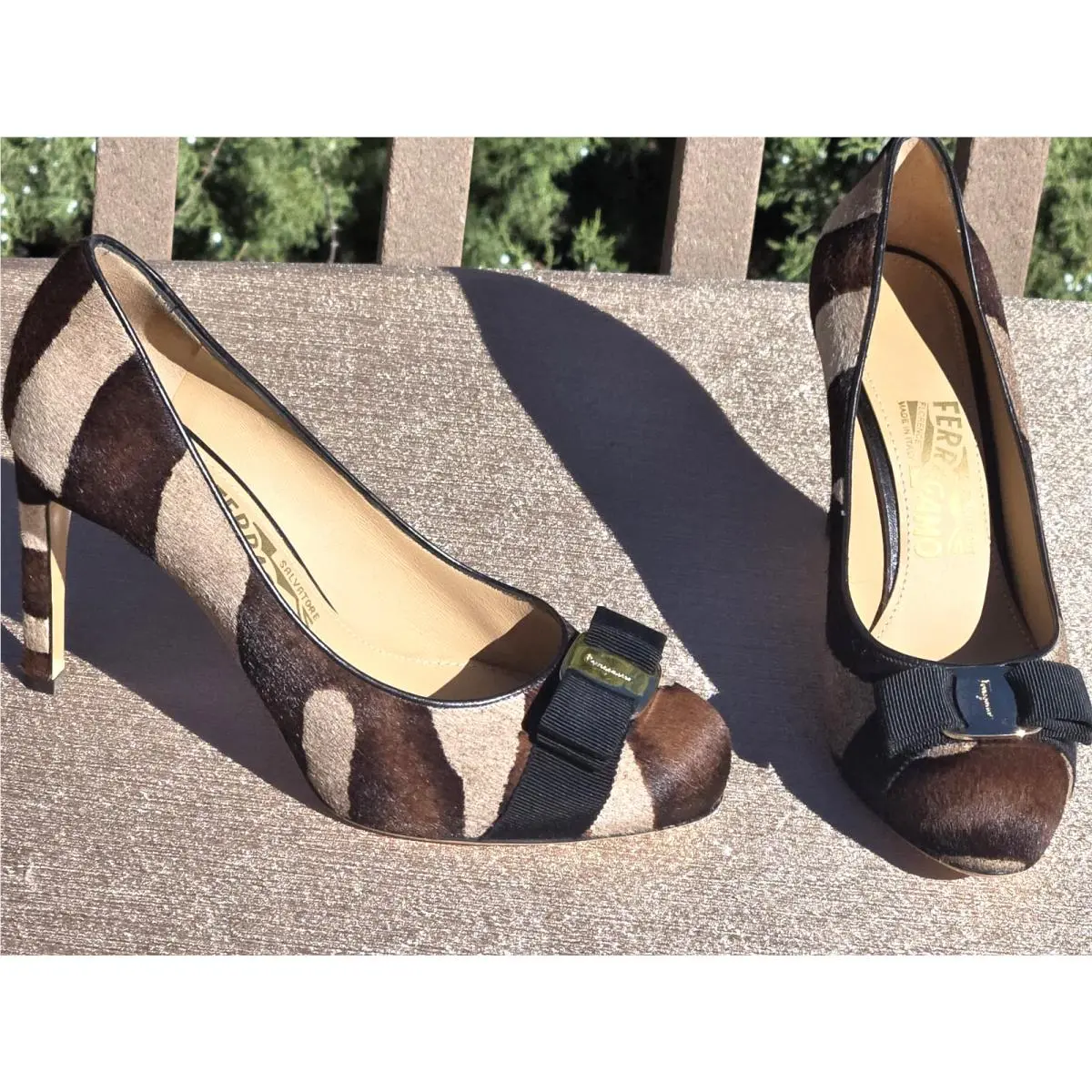 Salvatore Ferragamo shoes - Cacao Pony Zebra 1