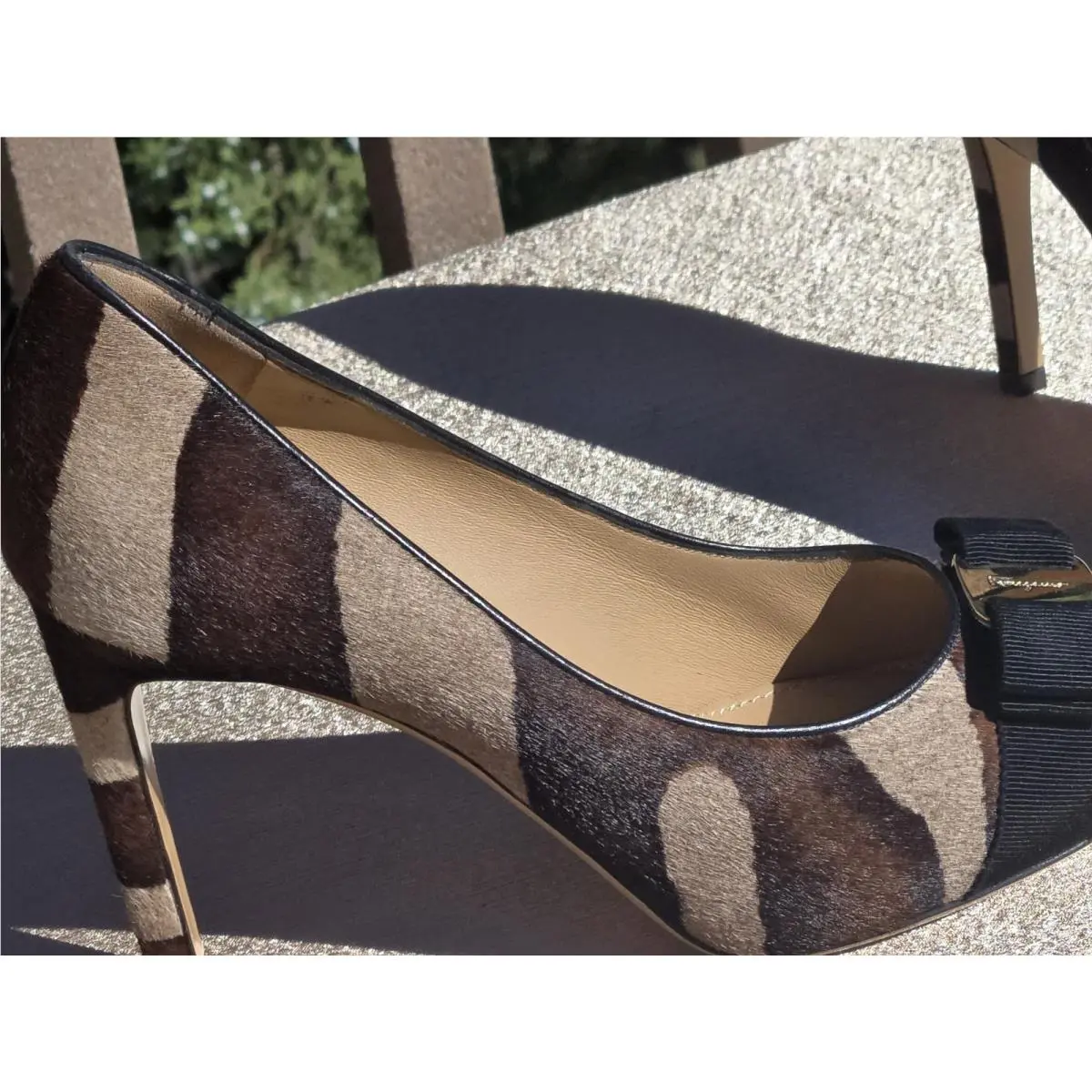 Salvatore Ferragamo shoes - Cacao Pony Zebra 6