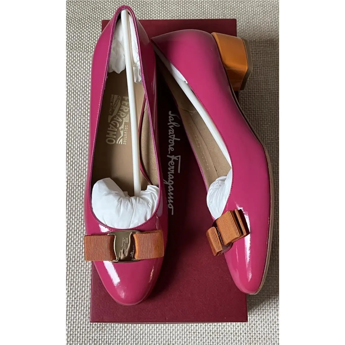 Salvatore Ferragamo shoes - Salvatore Ferragamo Vara - Vara - Pink 0