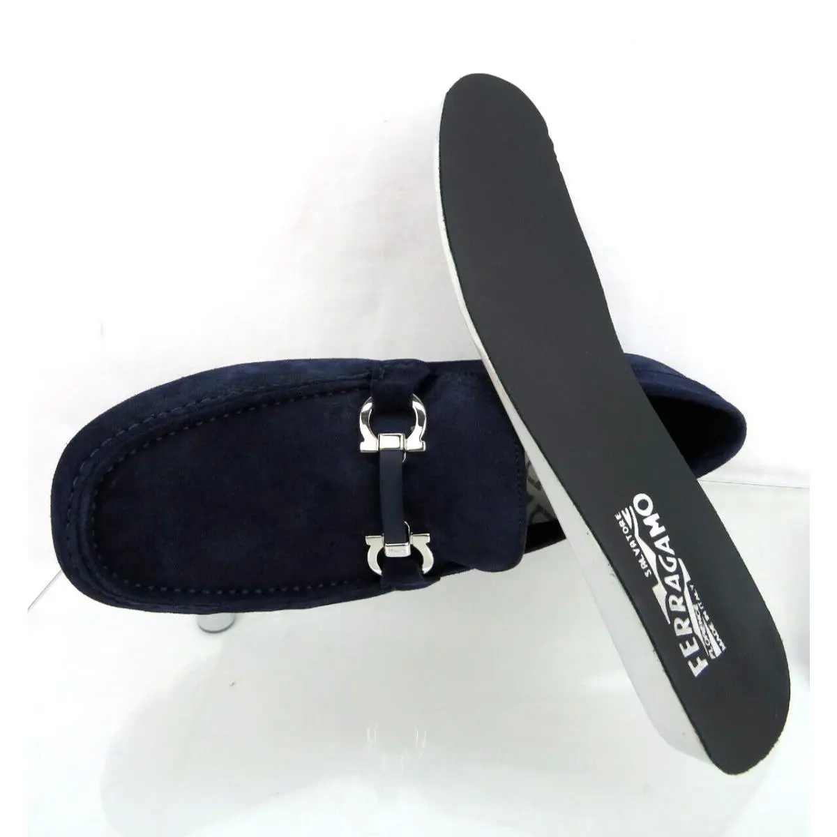 Salvatore Ferragamo shoes - FERRAGAMO SALAMANCA - FERRAGAMO SALAMANCA - Blue (UPC: 8058698930354) 8