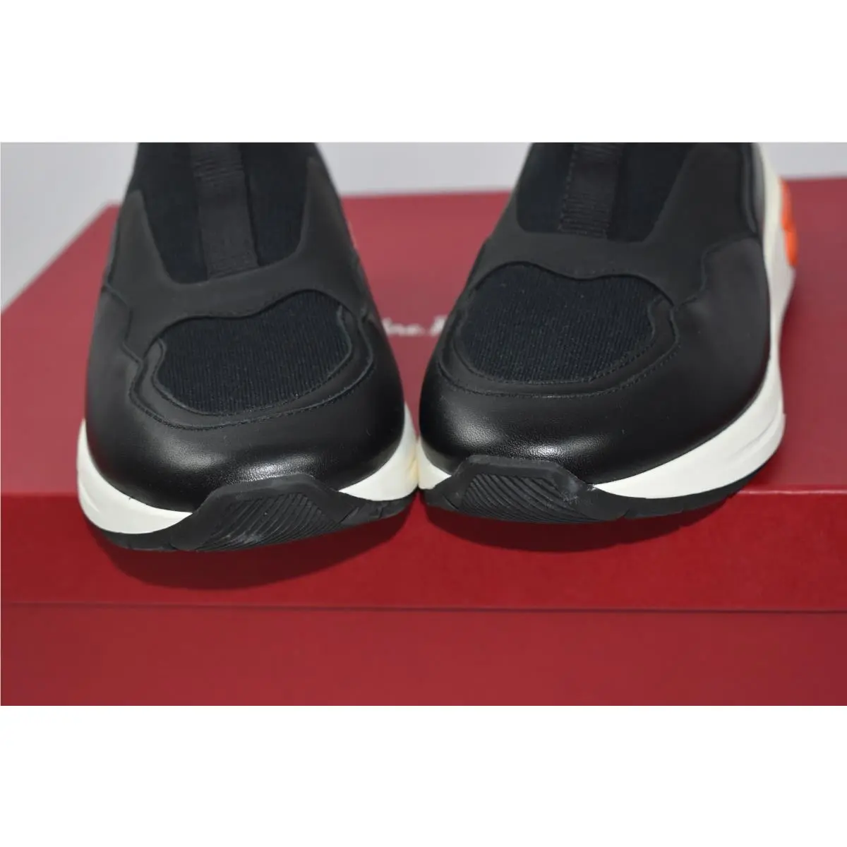 Salvatore Ferragamo shoes - Cosma Sock - Cosma Sock - Black White Orange 2