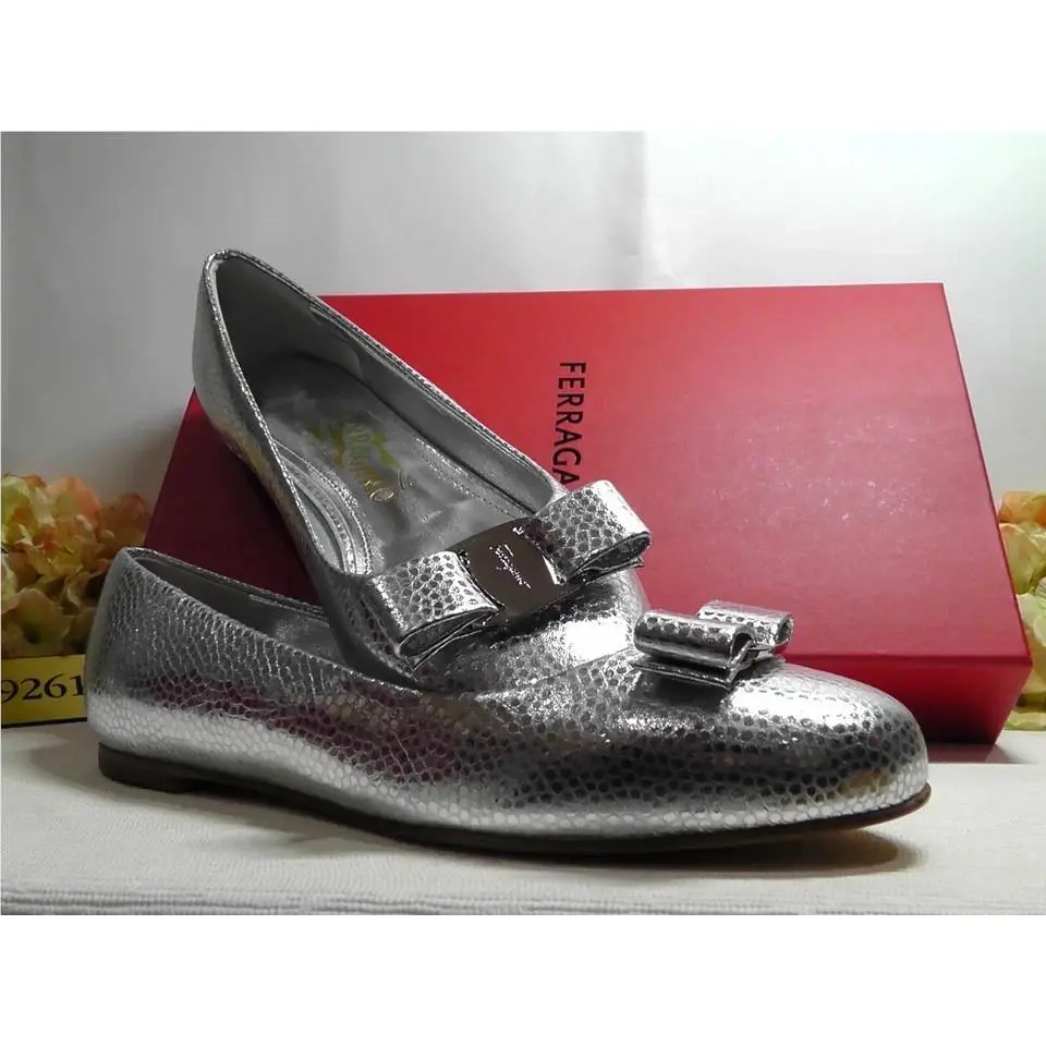 Salvatore Ferragamo shoes - Salvatore Ferragamo Varina - Varina - Silver 14