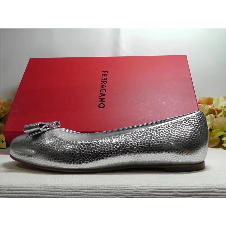 Salvatore Ferragamo shoes - Salvatore Ferragamo Varina - Varina - Silver 7