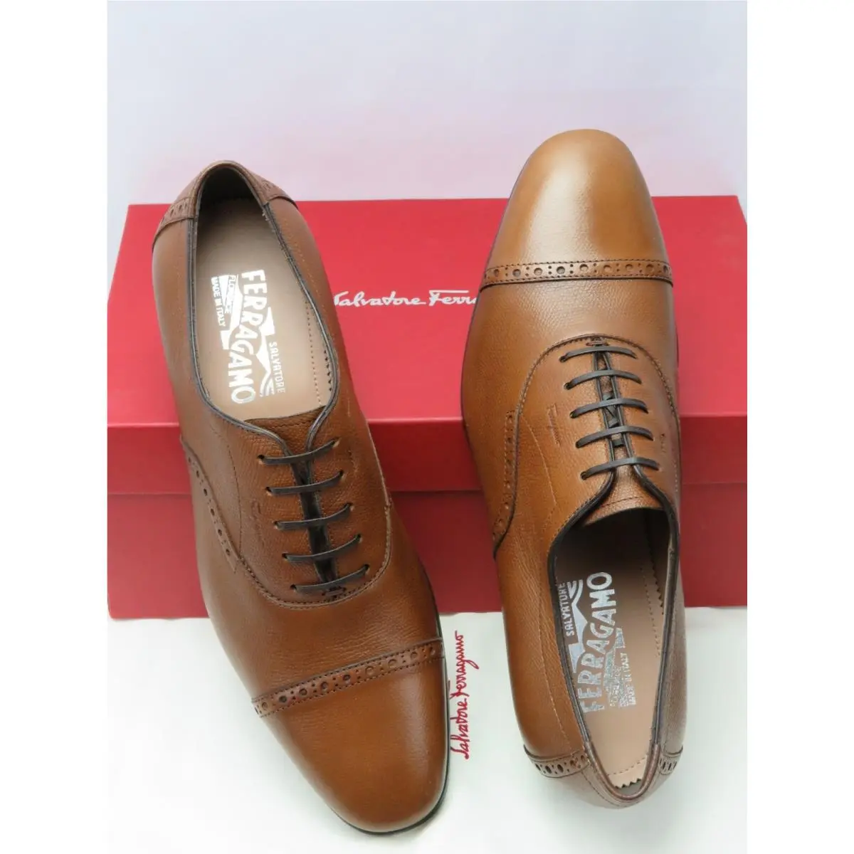Salvatore Ferragamo shoes - SALVATORE FERRAGAMO RILEY - RILEY - Brown (UPC: 8056744458661) 1