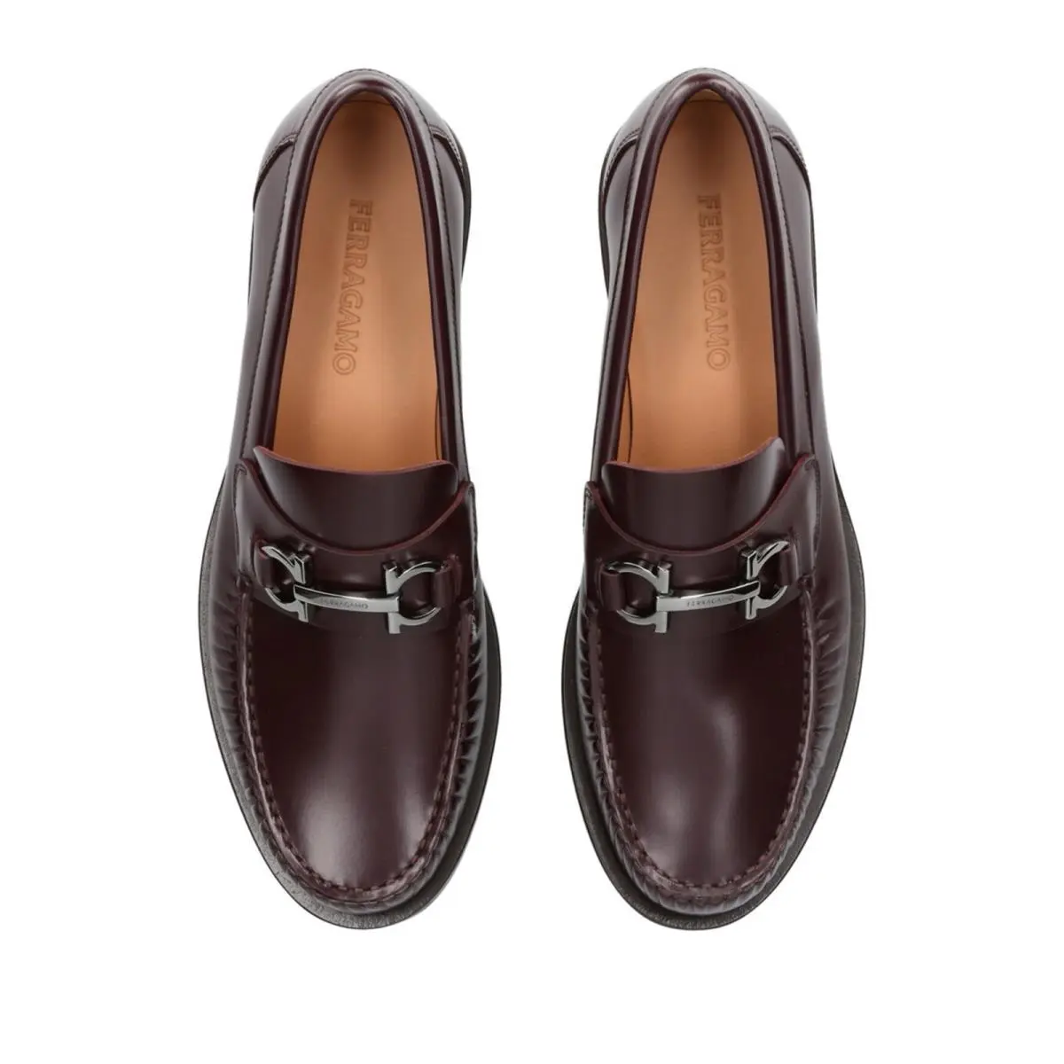 Salvatore Ferragamo shoes - FERRAGAMO FORT GANCINI BIT - FERRAGAMO FORT GANCINI BIT - Red (UPC: 8058698930354) 0