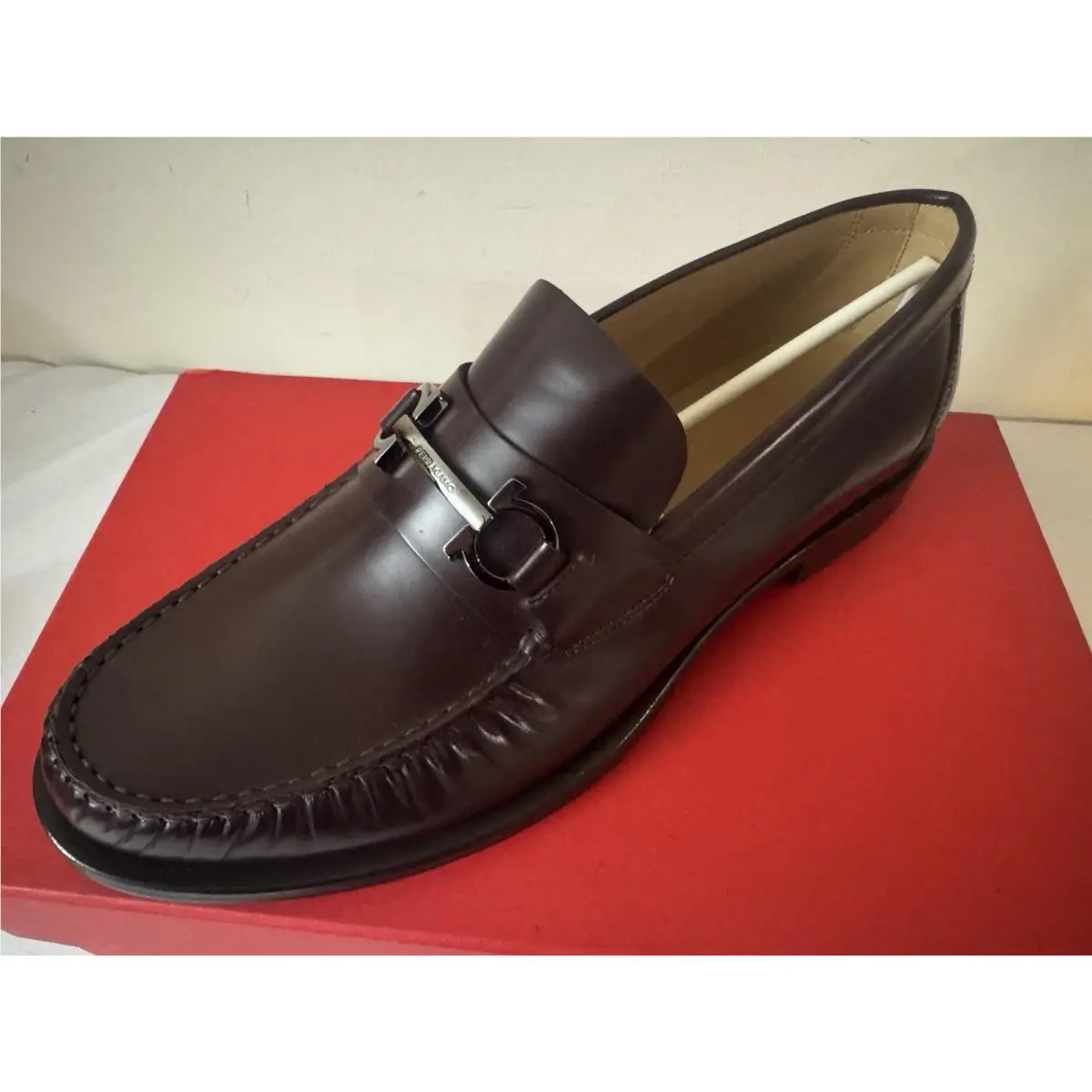Salvatore Ferragamo shoes - FERRAGAMO FORT GANCINI BIT - FERRAGAMO FORT GANCINI BIT - Red (UPC: 8058698930354) 11