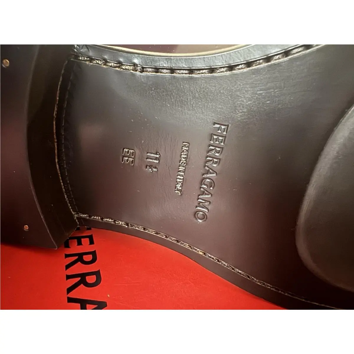 Salvatore Ferragamo shoes - FERRAGAMO FORT GANCINI BIT - FERRAGAMO FORT GANCINI BIT - Red (UPC: 8058698930354) 21
