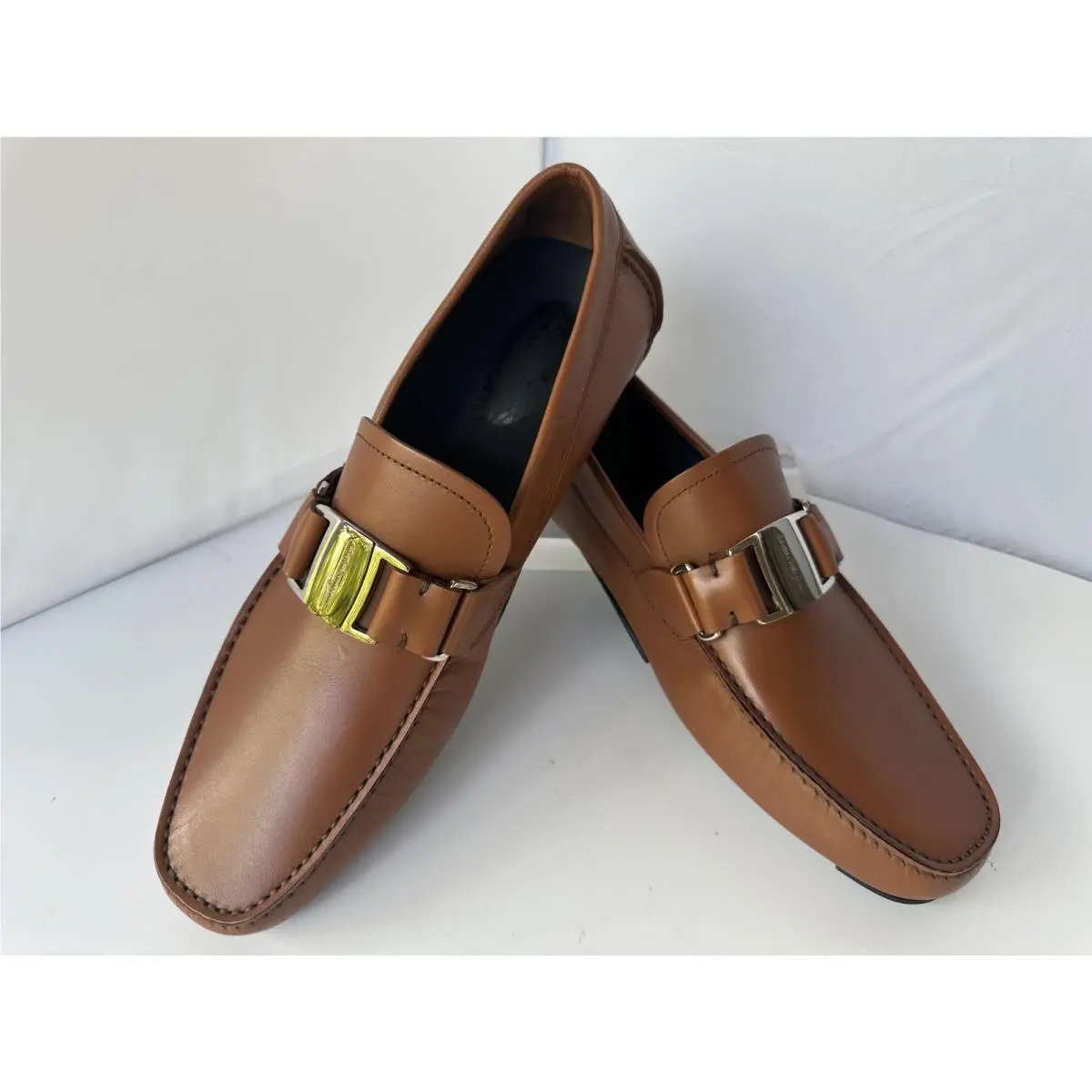 Salvatore Ferragamo shoes - loafers - loafers - Brown, Main: Cuoio (UPC: 8058572559954) 13