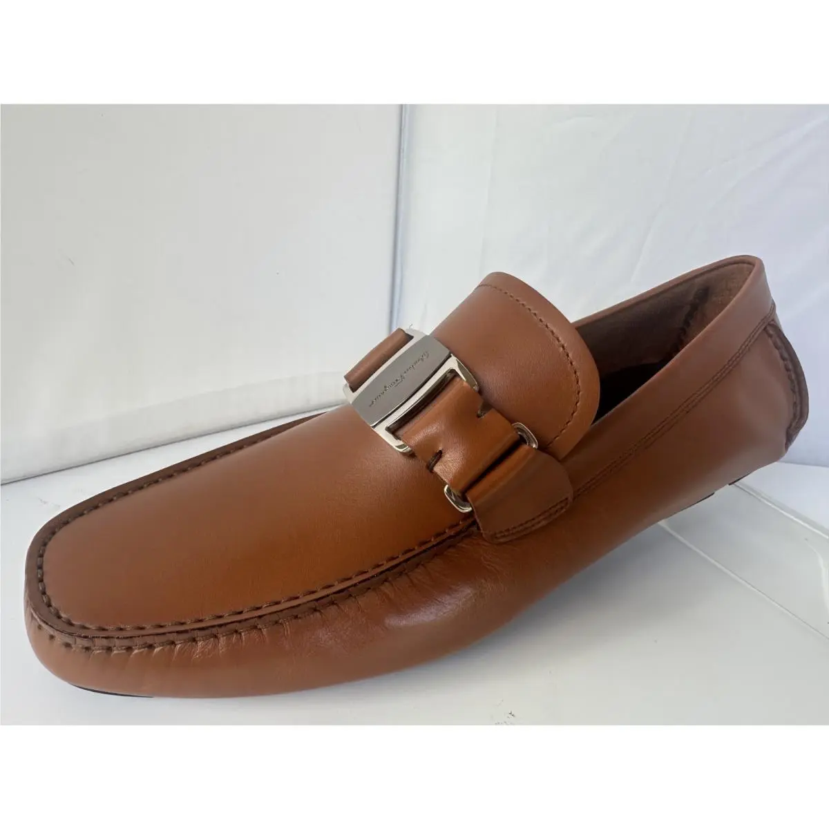 Salvatore Ferragamo shoes - loafers - loafers - Brown, Main: Cuoio (UPC: 8058572559954) 1