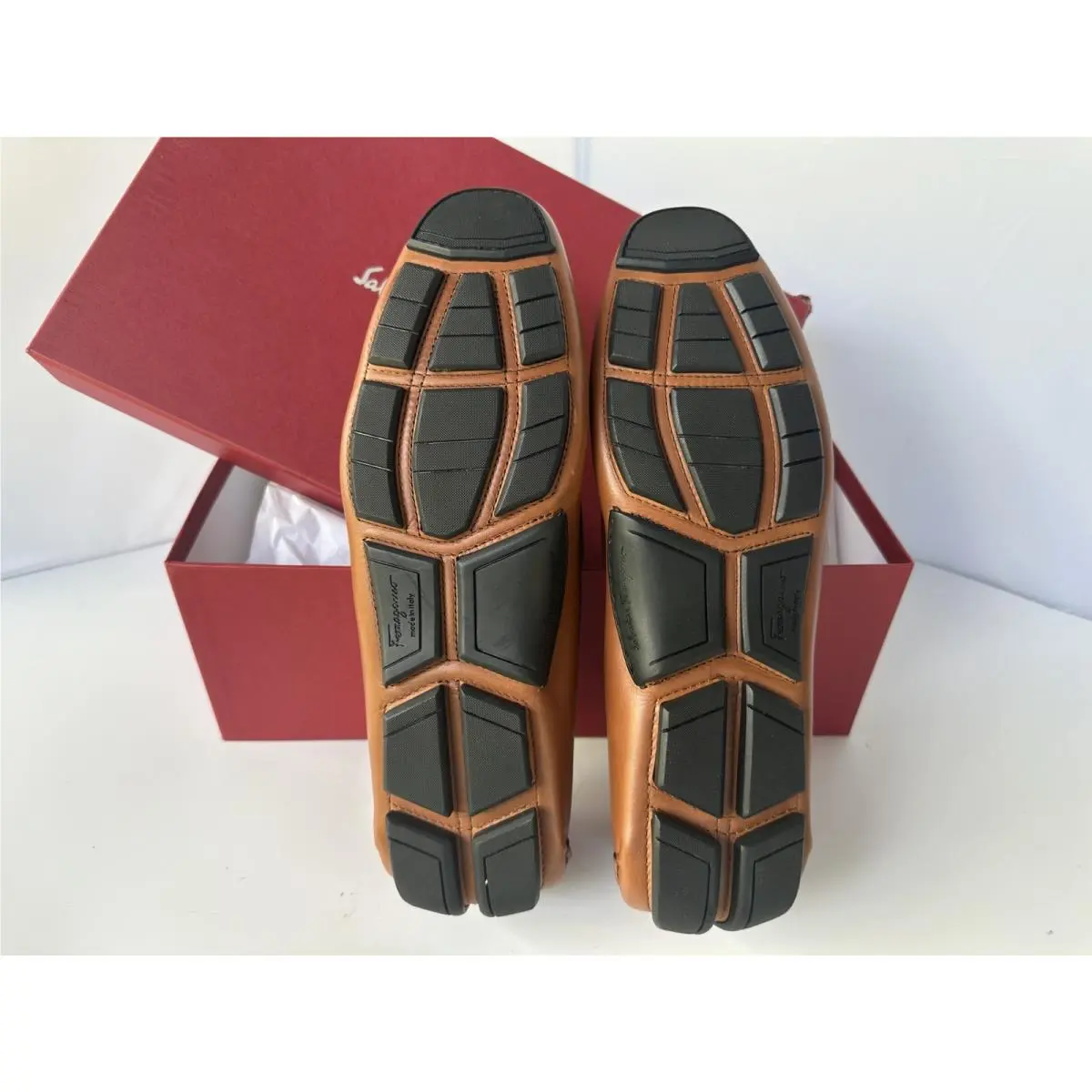 Salvatore Ferragamo shoes - loafers - loafers - Brown, Main: Cuoio (UPC: 8058572559954) 3
