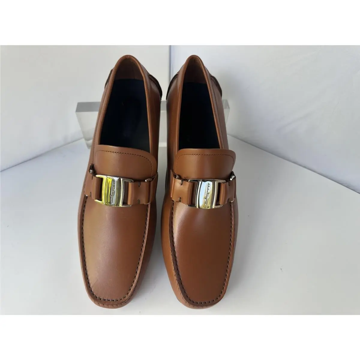 Salvatore Ferragamo shoes - loafers - loafers - Brown, Main: Cuoio (UPC: 8058572559954) 4
