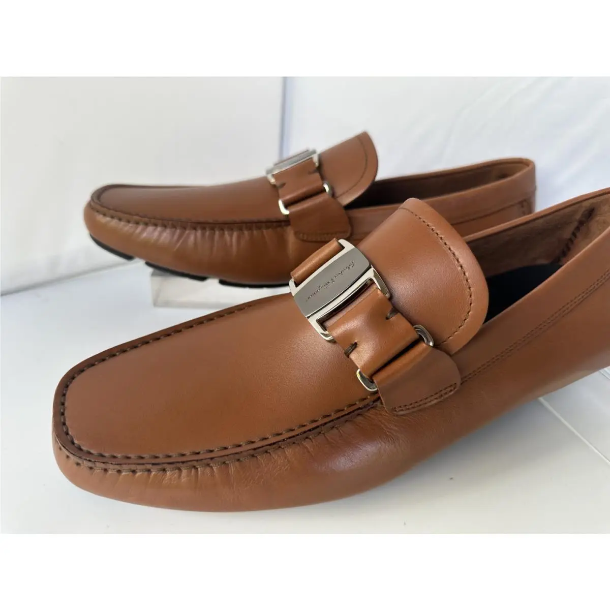 Salvatore Ferragamo shoes - loafers - loafers - Brown, Main: Cuoio (UPC: 8058572559954) 5