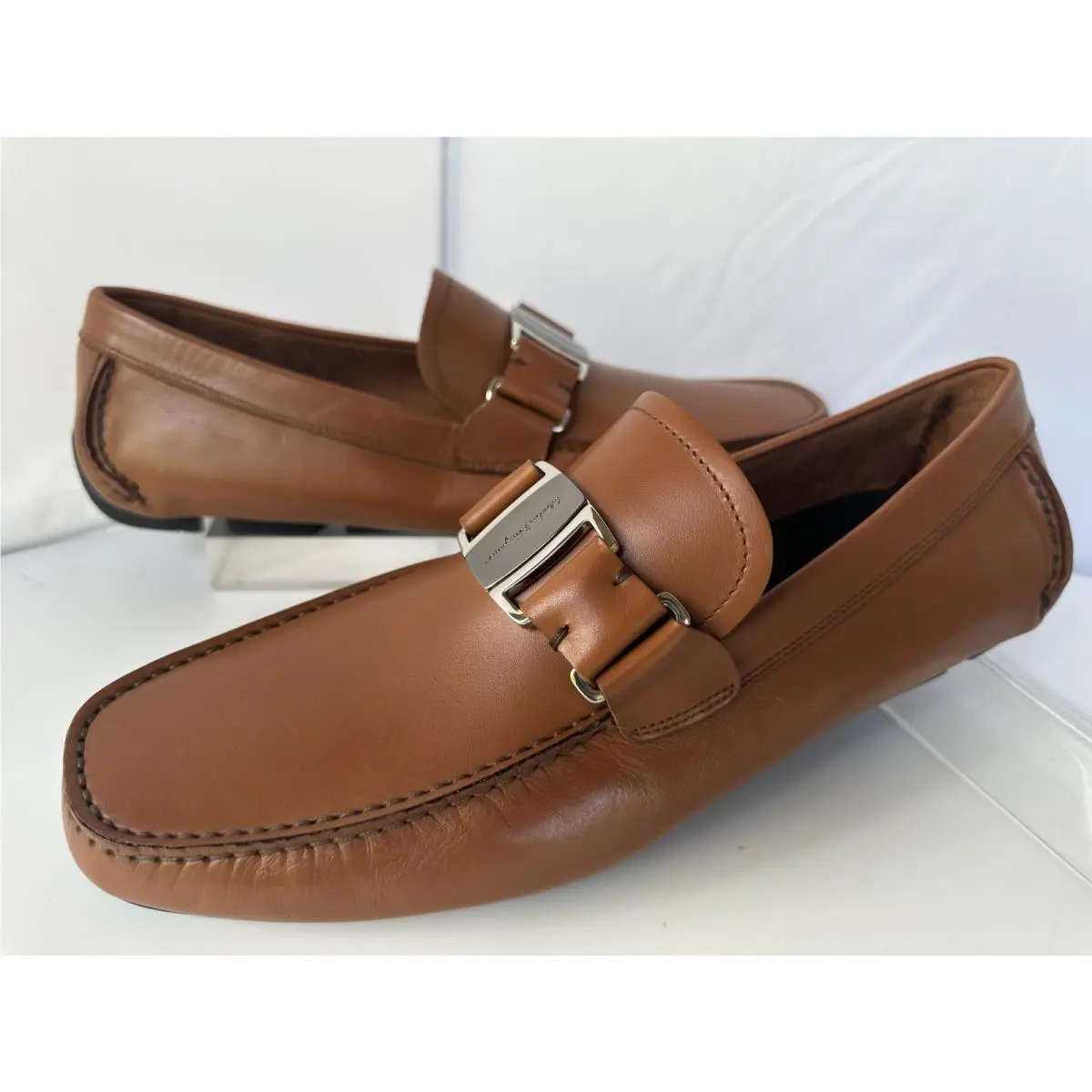 Salvatore Ferragamo shoes - loafers - loafers - Brown, Main: Cuoio (UPC: 8058572559954) 6