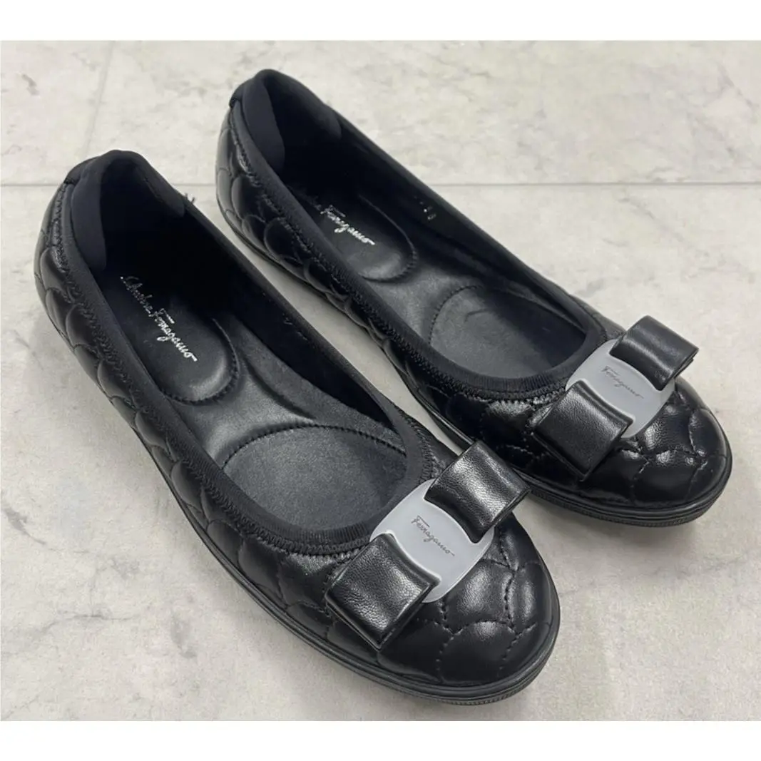 Salvatore Ferragamo shoes - Salvatore Ferragamo Savina - Savina - Black 4