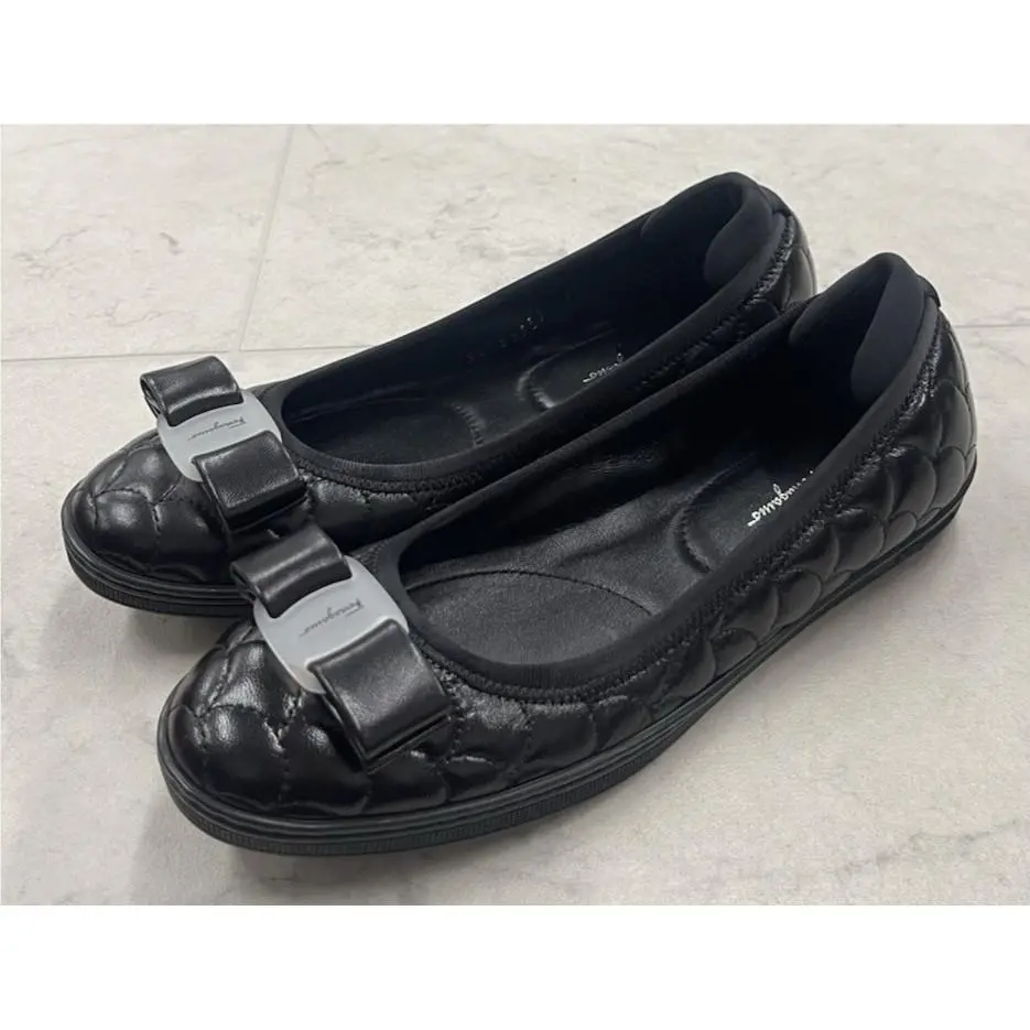 Salvatore Ferragamo shoes - Salvatore Ferragamo Savina - Savina - Black 5