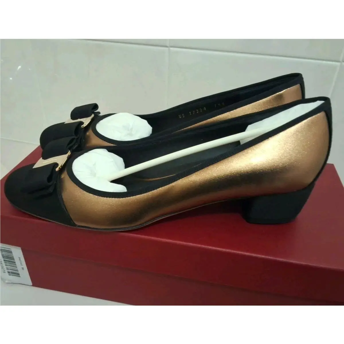 Salvatore Ferragamo shoes - Black/Tabacco (UPC: 8057453177393) 0